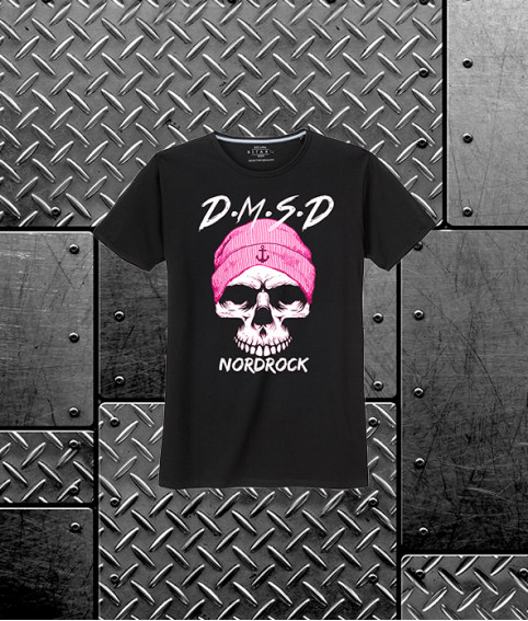 T-Shirt "Skull" Rosa